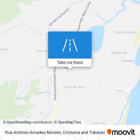 Rua Antônio Amadeu Moisés map