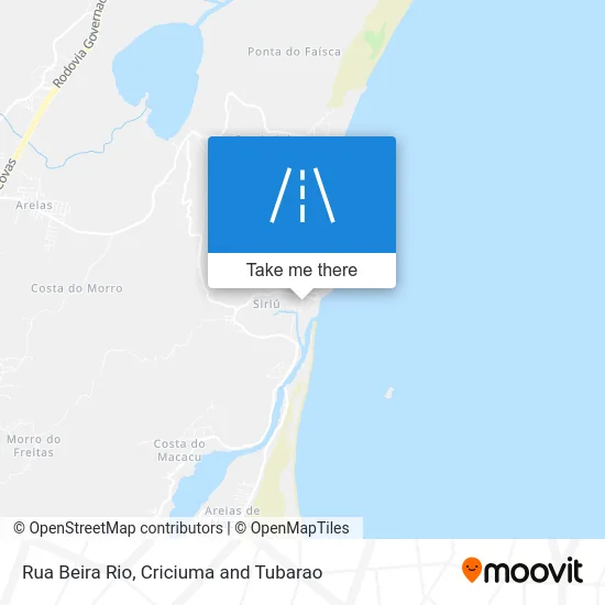 Rua Beira Rio map
