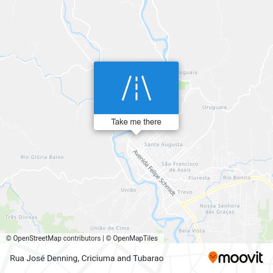 Rua José Denning map
