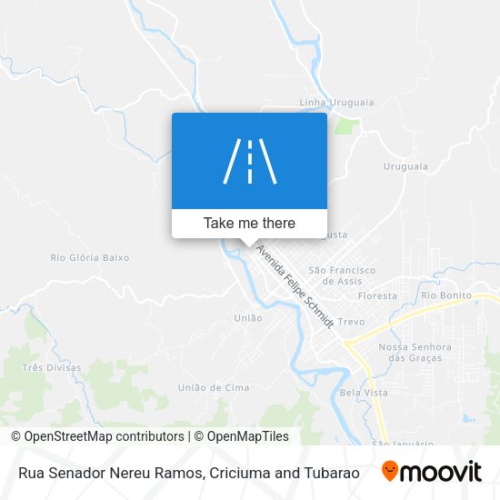 Rua Senador Nereu Ramos map