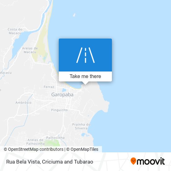 Rua Bela Vista map