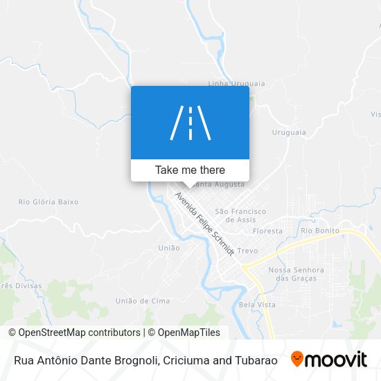 Rua Antônio Dante Brognoli map