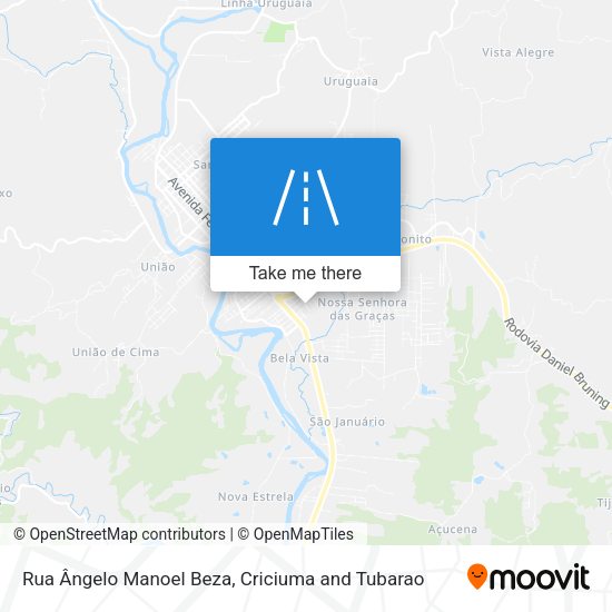 Rua Ângelo Manoel Beza map