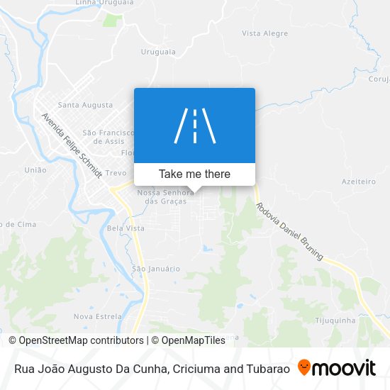 Rua João Augusto Da Cunha map