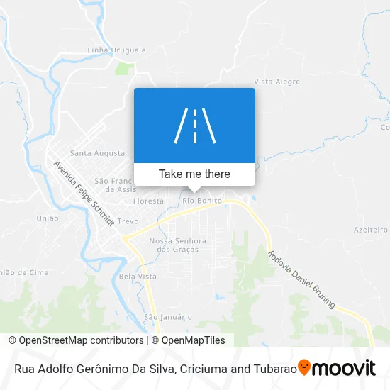 Rua Adolfo Gerônimo Da Silva map