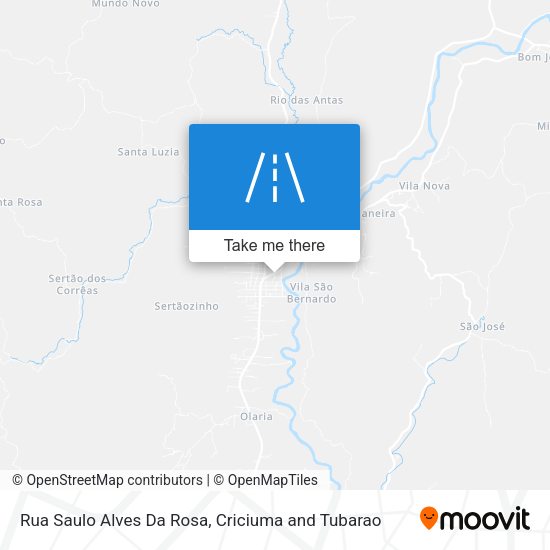 Rua Saulo Alves Da Rosa map