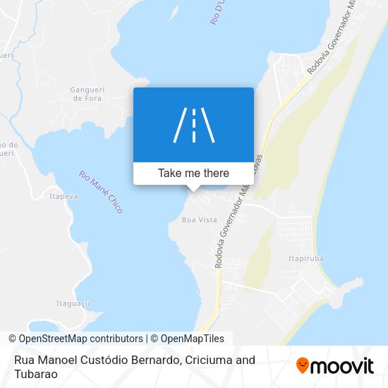 Rua Manoel Custódio Bernardo map