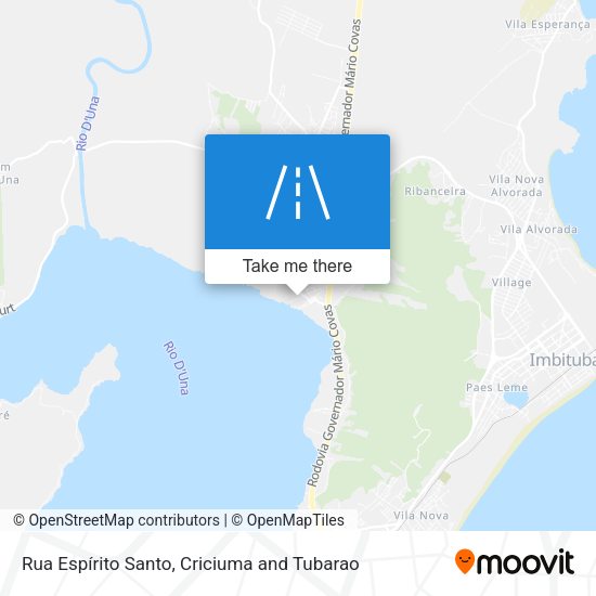Rua Espírito Santo map
