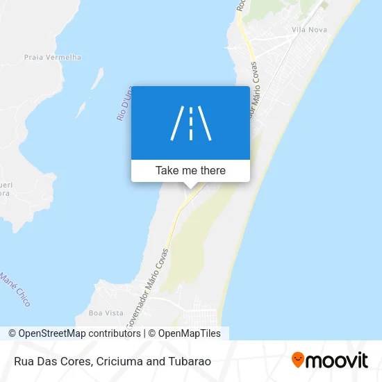 Rua Das Cores map