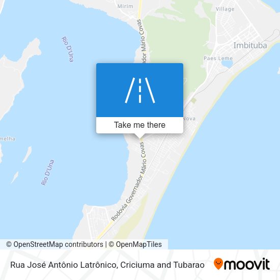 Rua José Antônio Latrônico map