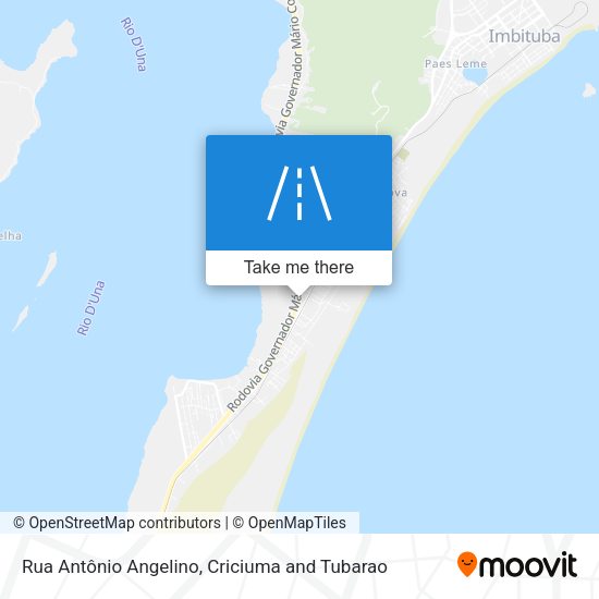 Rua Antônio Angelino map