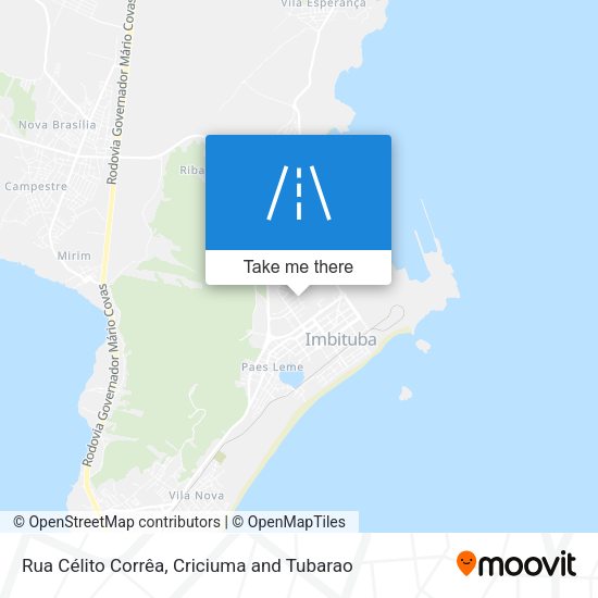 Rua Célito Corrêa map