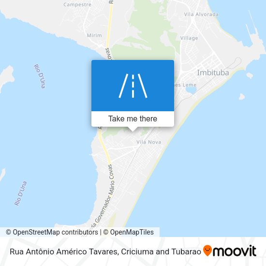 Rua Antônio Américo Tavares map