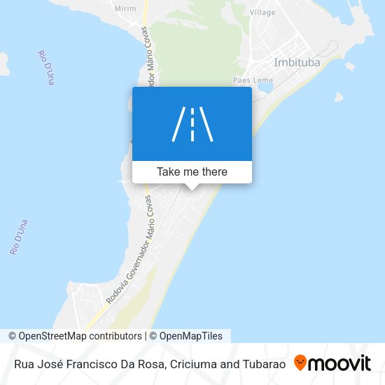 Rua José Francisco Da Rosa map