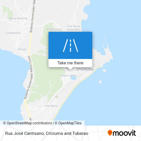 Rua José Cantisano map