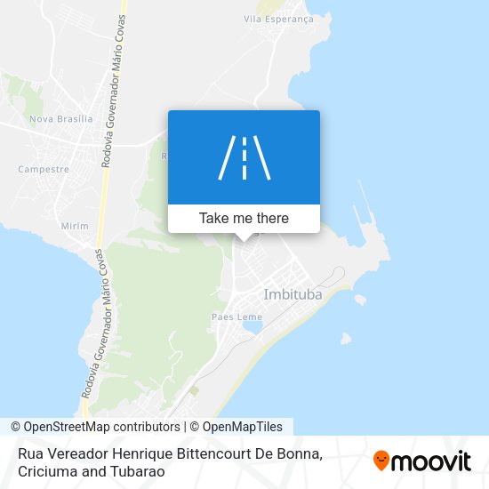 Rua Vereador Henrique Bittencourt De Bonna map