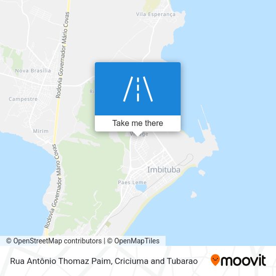 Rua Antônio Thomaz Paim map