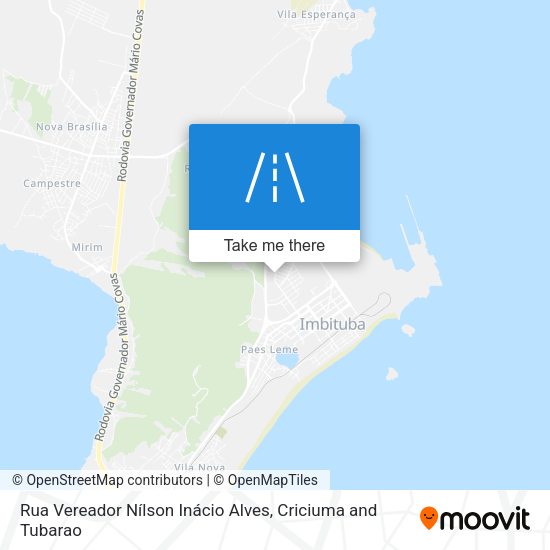 Rua Vereador Nílson Inácio Alves map