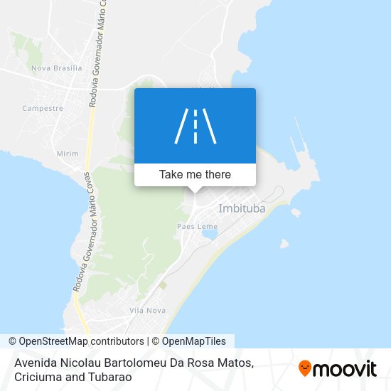 Avenida Nicolau Bartolomeu Da Rosa Matos map