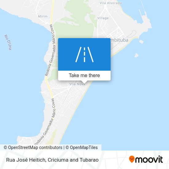 Rua José Heitich map