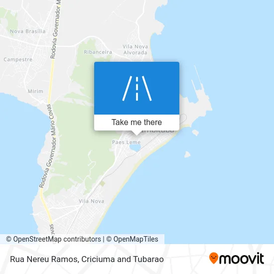 Rua Nereu Ramos map