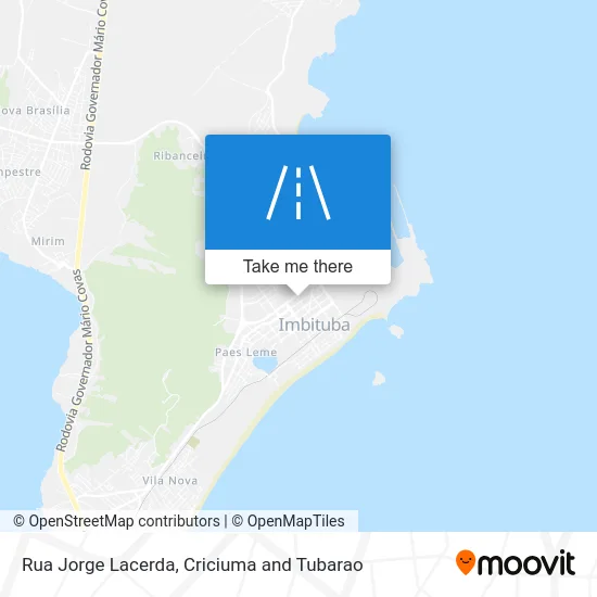 Rua Jorge Lacerda map