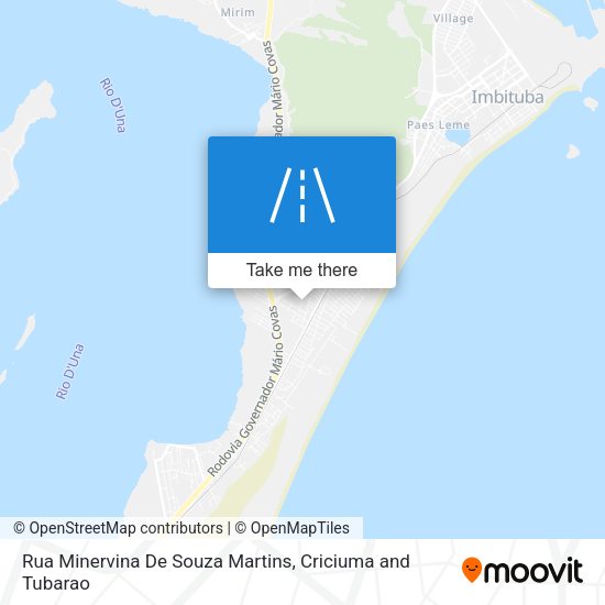Rua Minervina De Souza Martins map
