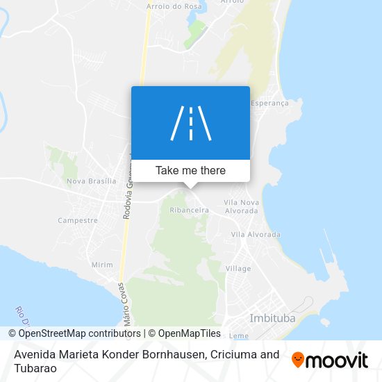 Avenida Marieta Konder Bornhausen map