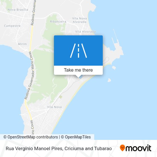 Rua Vergínio Manoel Pires map