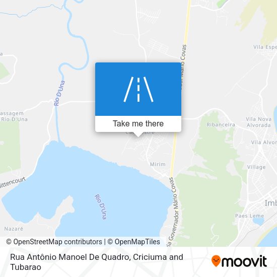 Rua Antônio Manoel De Quadro map