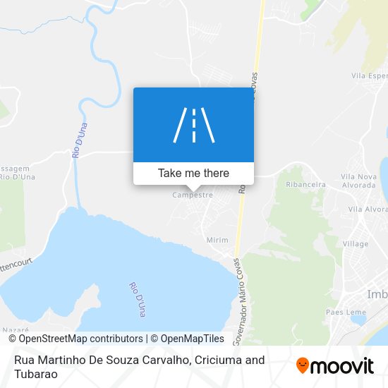 Rua Martinho De Souza Carvalho map