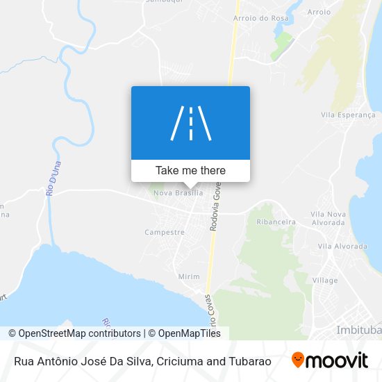Rua Antônio José Da Silva map