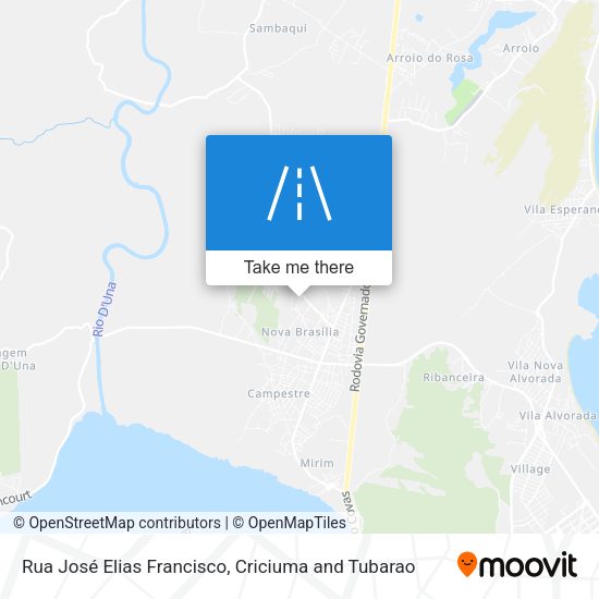 Rua José Elias Francisco map