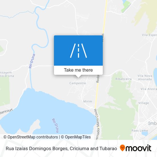 Rua Izaías Domingos Borges map