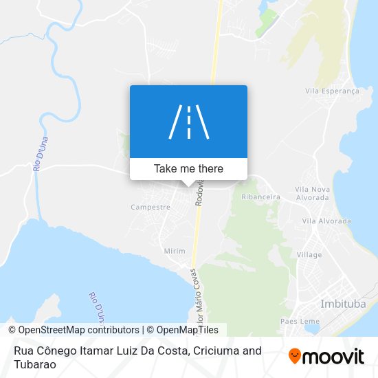 Rua Cônego Itamar Luiz Da Costa map