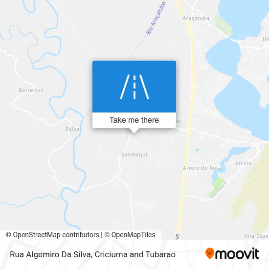 Rua Algemiro Da Silva map