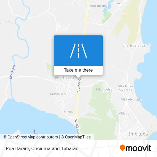 Rua Itararé map