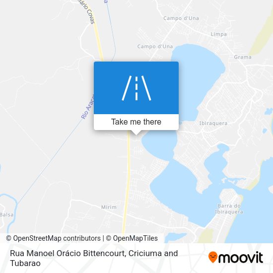 Rua Manoel Orácio Bittencourt map