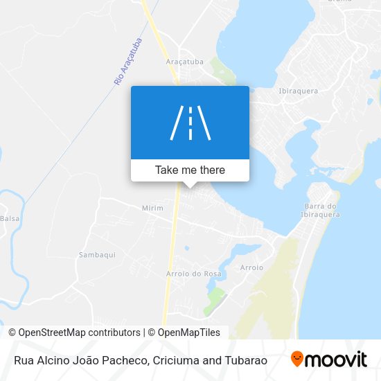 Rua Alcino João Pacheco map