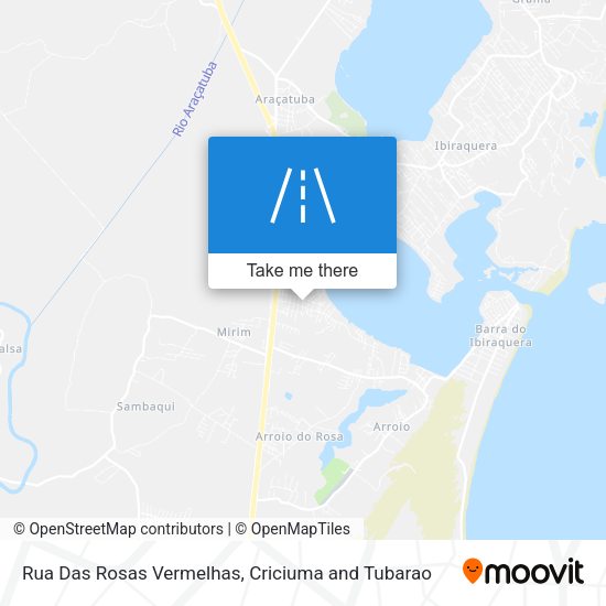 Rua Das Rosas Vermelhas map