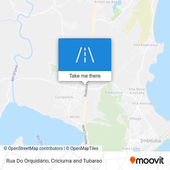 Rua Do Orquidário map