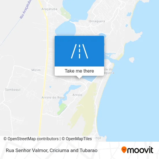 Rua Senhor Valmor map