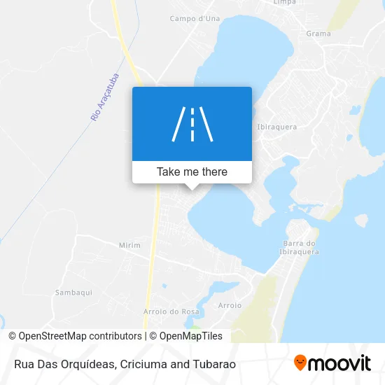 Rua Das Orquídeas map