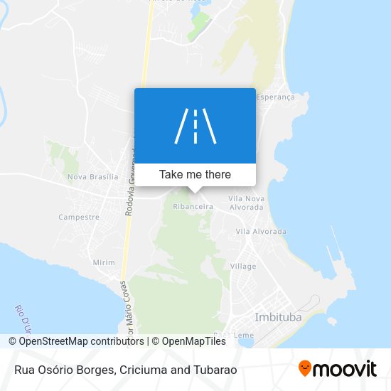 Rua Osório Borges map