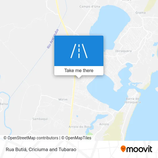 Rua Butiá map