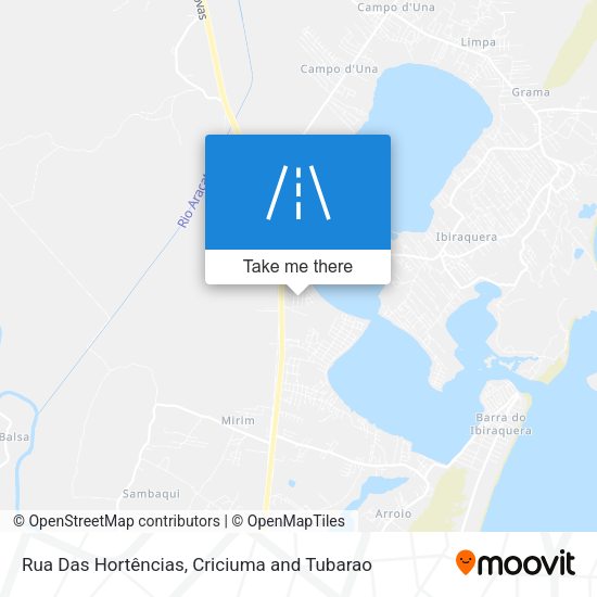 Rua Das Hortências map