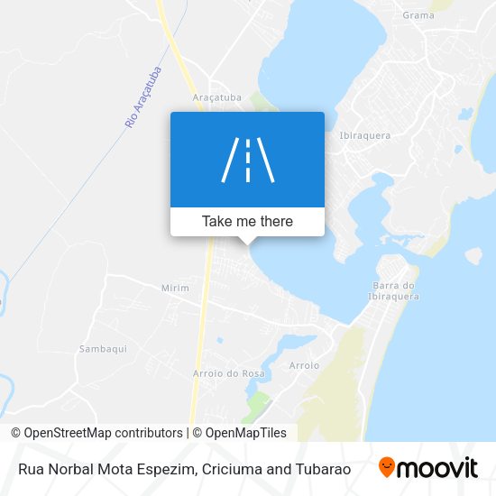 Rua Norbal Mota Espezim map