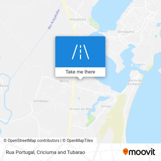Rua Portugal map