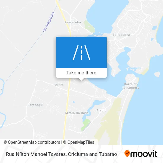 Rua Nílton Manoel Tavares map