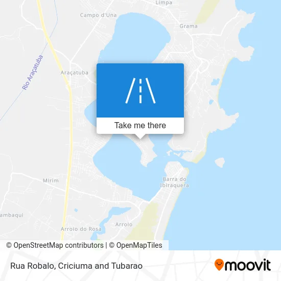 Rua Robalo map